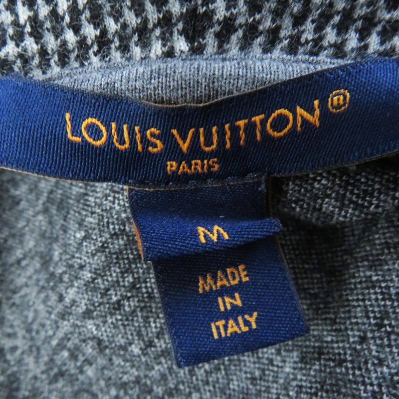 Louis Vuitton 23AW 1ac3mf Prince Of Wales Hoodie Dress Wool Cotton Glen