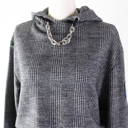 Louis Vuitton 23AW 1ac3mf Prince Of Wales Hoodie Dress Wool Cotton Glen