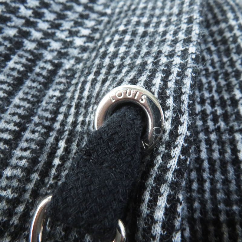 Louis Vuitton 23AW 1ac3mf Prince Of Wales Hoodie Dress Wool Cotton Glen