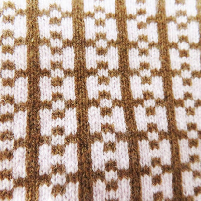 Hermes HOPE 100% Cashmere Mittens/gloves Current Model With H Logo All Over