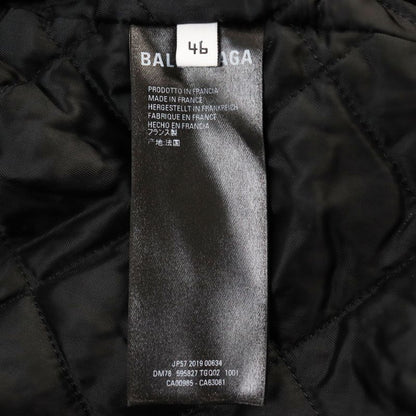 Balenciaga 19AW 595827 Tgq02 Oversized Faux Fur Padded Quilted Lined Long