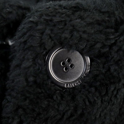 Balenciaga 19AW 595827 Tgq02 Oversized Faux Fur Padded Quilted Lined Long