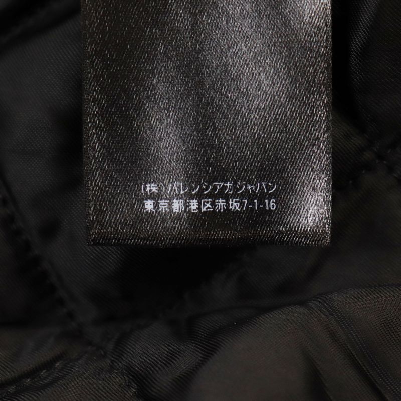 Balenciaga 19AW 595827 Tgq02 Oversized Faux Fur Padded Quilted Lined Long