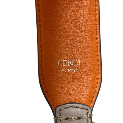Fendi Shoulder Strap You Gray X Light Blue X Multi Leather