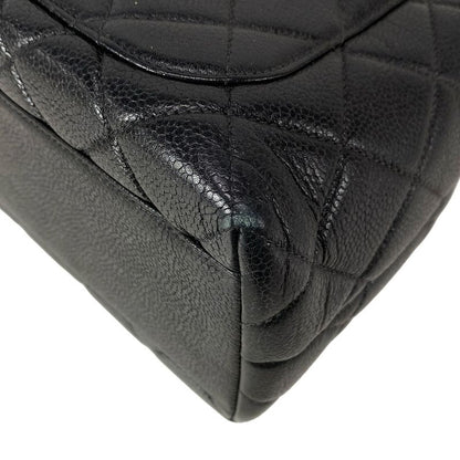 Chanel Handbag Trapezoid Bag/matelasse A12397 Black Gold Hardware