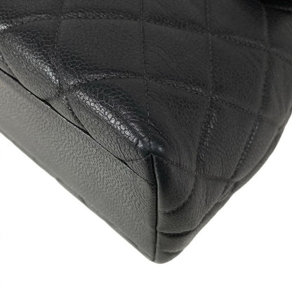 Chanel Handbag Trapezoid Bag/matelasse A12397 Black Gold Hardware