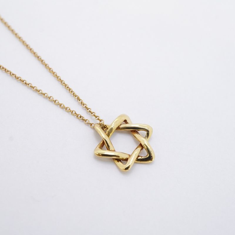 Tiffany & Co Necklace Star Of David 18K Yellow Gold Yellow Gold Ladies