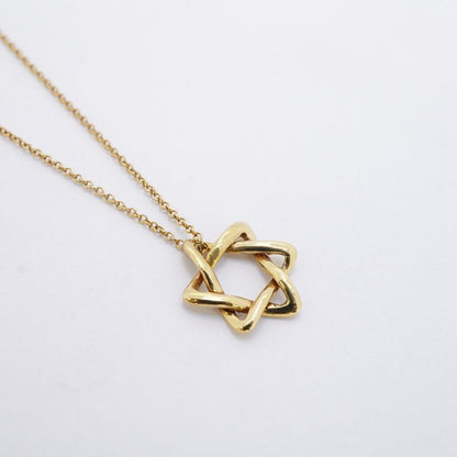 Tiffany & Co Necklace Star Of David 18K Yellow Gold Yellow Gold Ladies