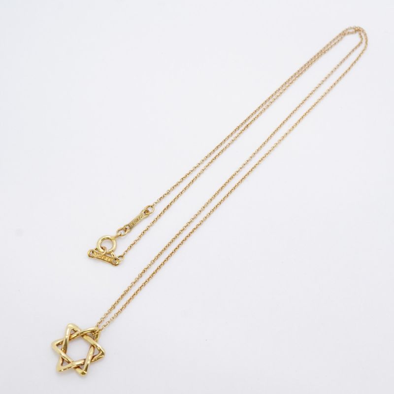 Tiffany & Co Necklace Star Of David 18K Yellow Gold Yellow Gold Ladies