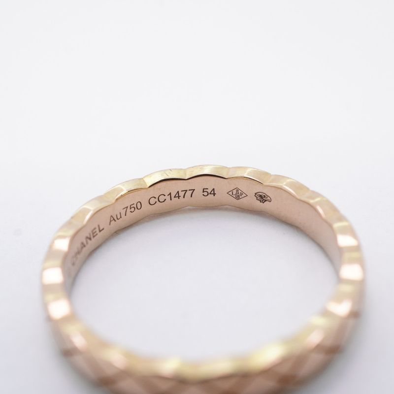 Chanel Ring Coco Crush/beige Gold 18K Pink Gold Pink Gold #54 Ladies