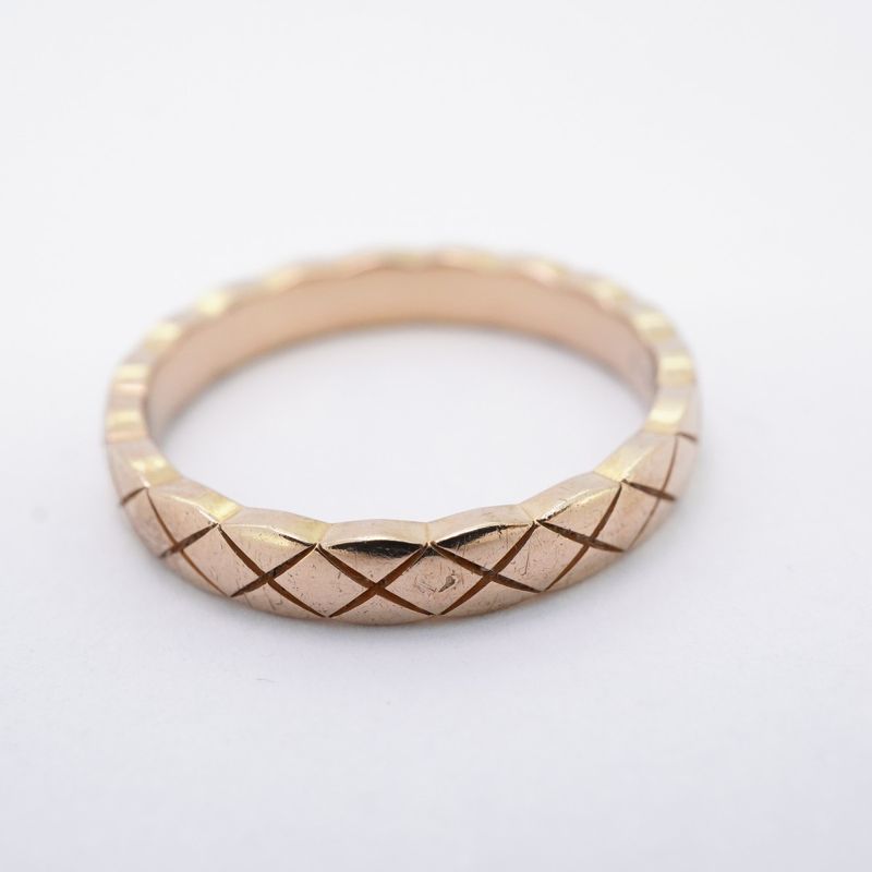 Chanel Ring Coco Crush/beige Gold 18K Pink Gold Pink Gold #54 Ladies