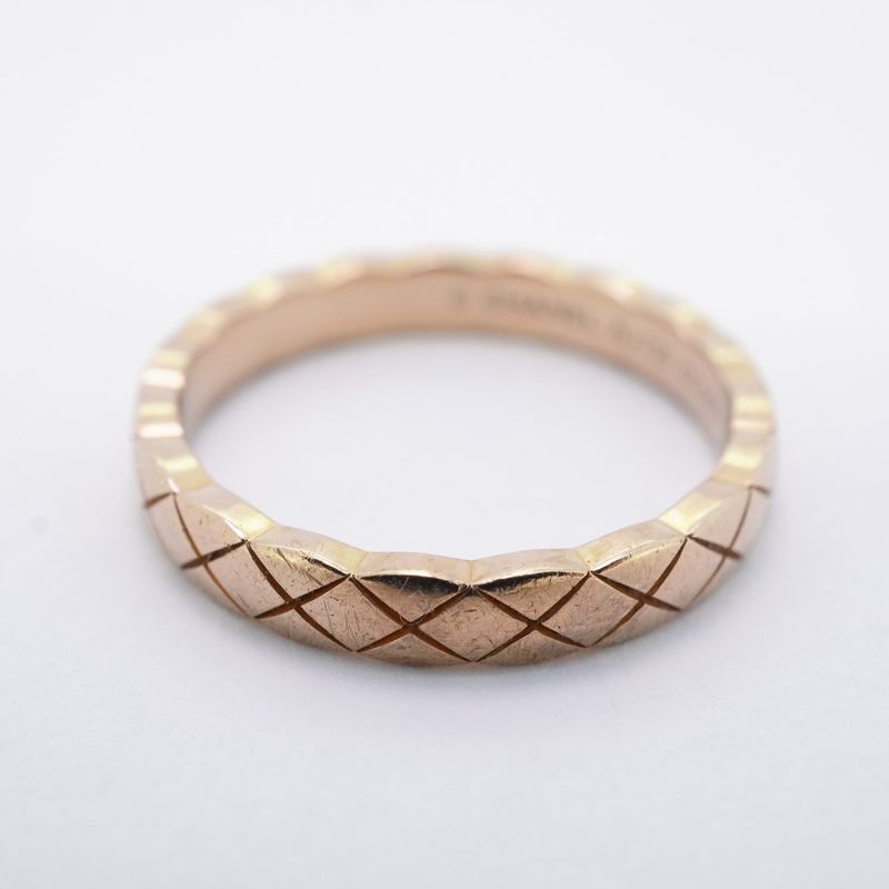 Chanel Ring Coco Crush/beige Gold 18K Pink Gold Pink Gold #54 Ladies