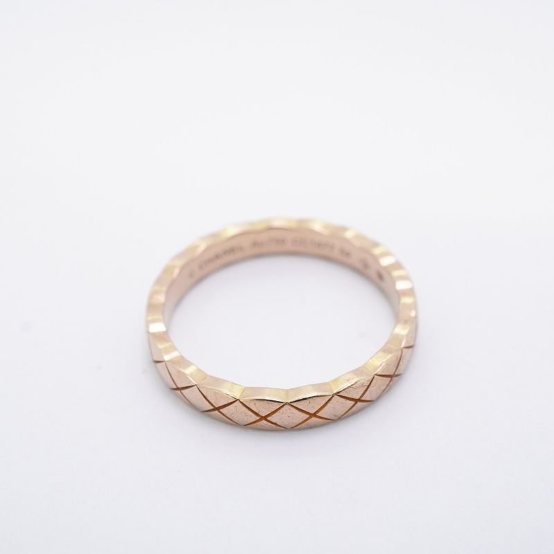 Chanel Ring Coco Crush/beige Gold 18K Pink Gold Pink Gold #54 Ladies