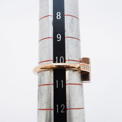 Tiffany & Co Ring T-wire 18K Pink Gold Pink Gold Mother-of-pearl Diamond #105