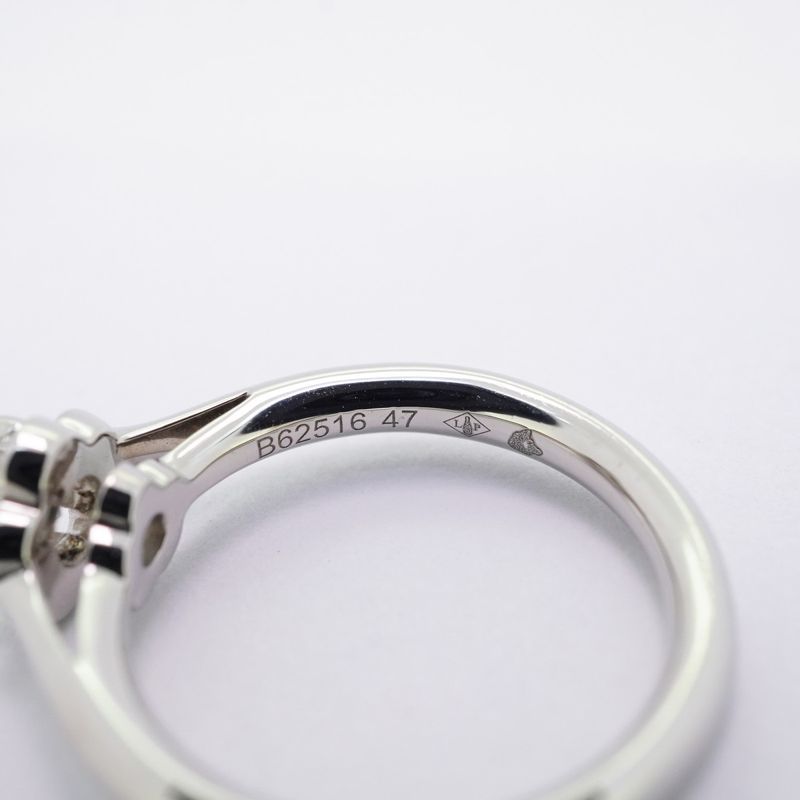 Chanel Ring Camellia 1PD Pt950 Platinum Diamond #47 Ladies