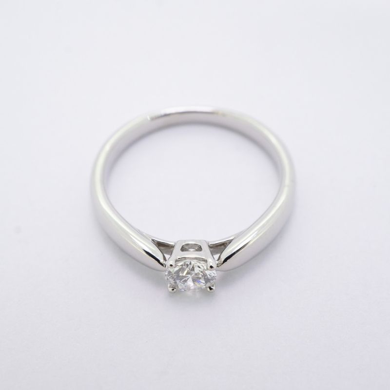 Tiffany & Co Ring Harmony 1PD Pt950 Platinum Diamond 026ct 75 Ladies