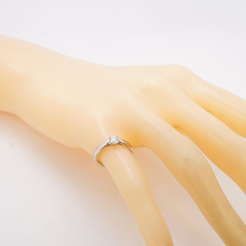 Tiffany & Co Ring Harmony 1PD Pt950 Platinum Diamond 026ct 75 Ladies