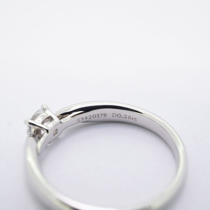 Tiffany & Co Ring Harmony 1PD Pt950 Platinum Diamond 026ct 75 Ladies
