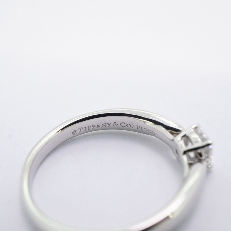 Tiffany & Co Ring Harmony 1PD Pt950 Platinum Diamond 026ct 75 Ladies
