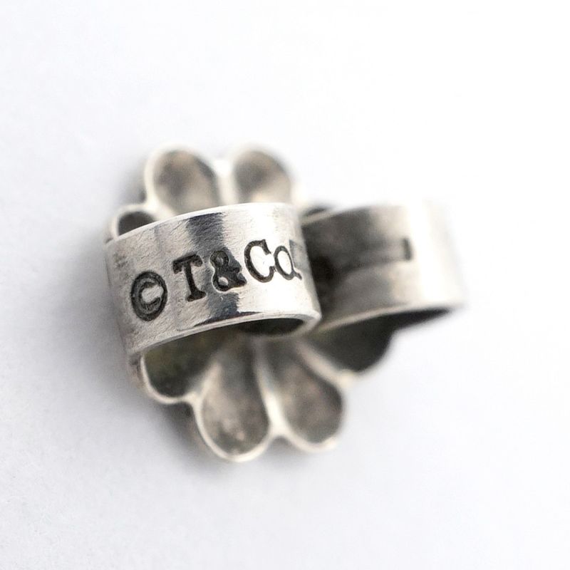 Tiffany & Co Earrings Atlas Hoop Silver 925 Ladies