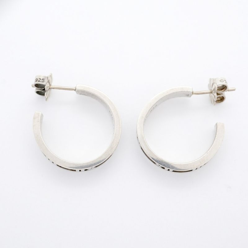 Tiffany & Co Earrings Atlas Hoop Silver 925 Ladies