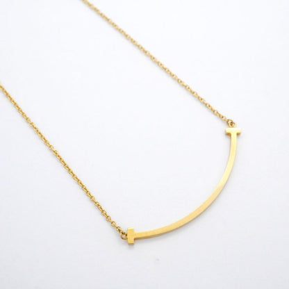 Tiffany & Co Necklace T-smile Small 18K Yellow Gold Yellow Gold Ladies
