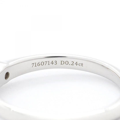 Tiffany & Co Ring Solitaire 1PD Pt950 Platinum Diamond 024ct 55 Ladies