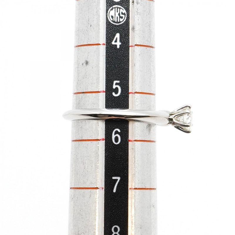 Tiffany & Co Ring Solitaire 1PD Pt950 Platinum Diamond 024ct 55 Ladies