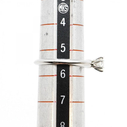 Tiffany & Co Ring Solitaire 1PD Pt950 Platinum Diamond 024ct 55 Ladies