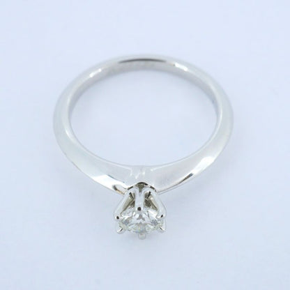 Tiffany & Co Ring Solitaire 1PD Pt950 Platinum Diamond 024ct 55 Ladies