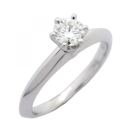 Tiffany & Co Ring Solitaire 1PD Pt950 Platinum Diamond 024ct 55 Ladies