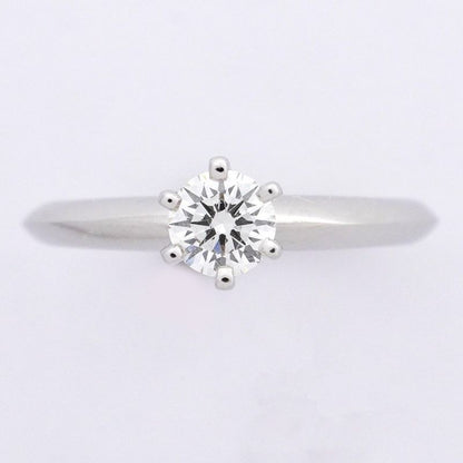 Tiffany & Co Ring Solitaire 1PD Pt950 Platinum Diamond 024ct 55 Ladies