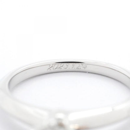 Tiffany & Co Ring Solitaire 1PD Pt950 Platinum Diamond 024ct 55 Ladies