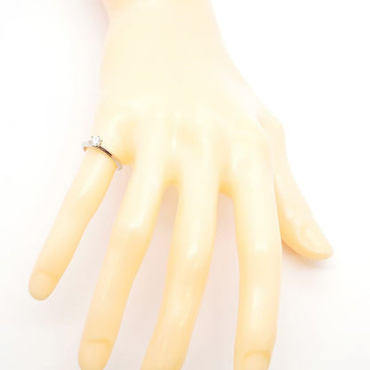 Tiffany & Co Ring Solitaire 1PD Pt950 Platinum Diamond 024ct 55 Ladies