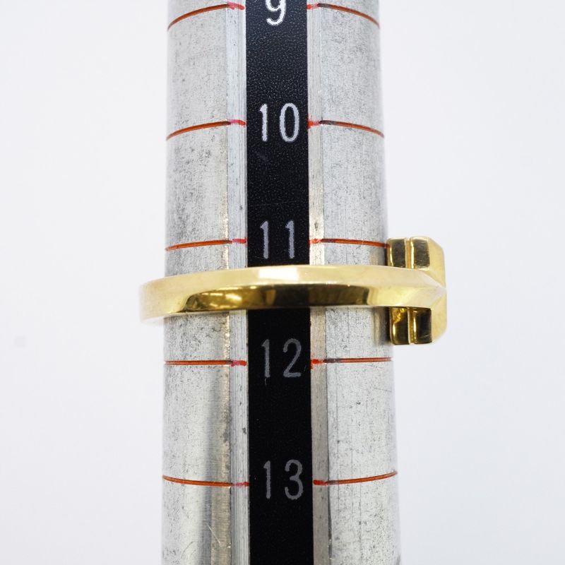 Tiffany & Co Ring T One 18K Yellow Gold Yellow Gold With Diamonds 008ct Size