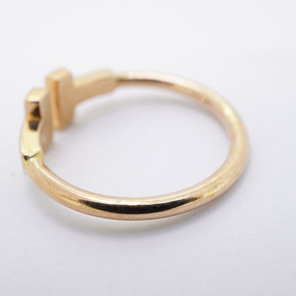 Tiffany & Co Ring T-wire 18K Pink Gold Pink Gold Diamond #105 Ladies