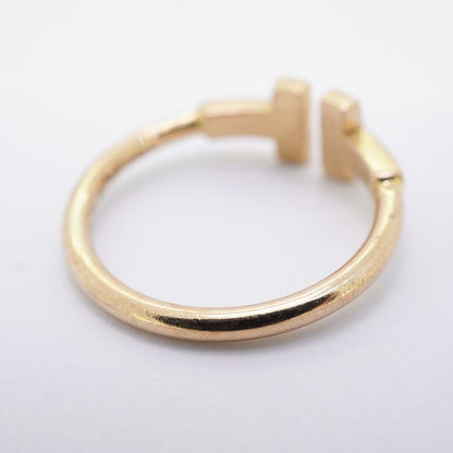 Tiffany & Co Ring T-wire 18K Pink Gold Pink Gold Diamond #105 Ladies