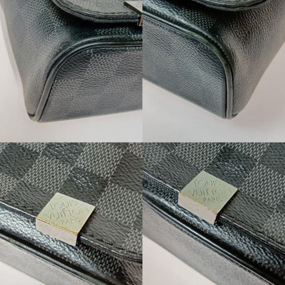 Louis Vuitton Damier Graphite District PM Nm Shoulder Bag N41028 Black