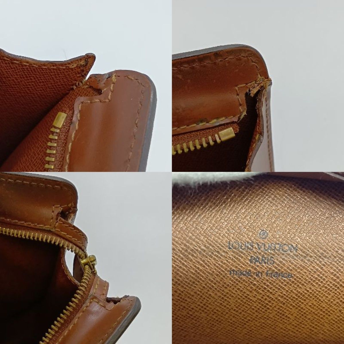 Louis Vuitton Monogram Pochette Homme Clutch Bag Second Bag M51795 Brown