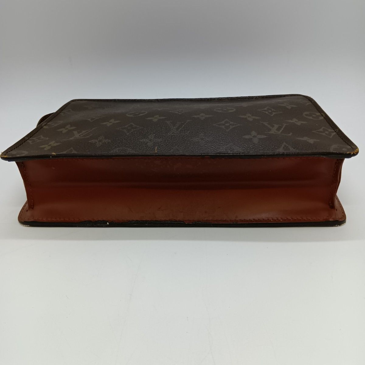 Louis Vuitton Monogram Pochette Homme Clutch Bag Second Bag M51795 Brown