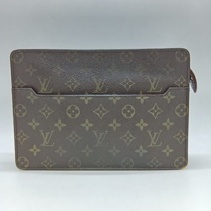 Louis Vuitton Monogram Pochette Homme Clutch Bag Second Bag M51795 Brown