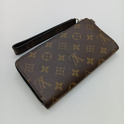 Louis Vuitton Monogram Macassar Zippy Dragonne Long Wallet M69407 Brown with