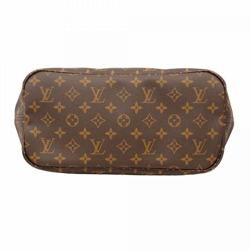 Louis Vuitton Tote Bag Monogram Neverfull MM M46987 Brown Threes Ladies