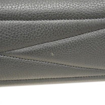 Hermes Briefcase Victoria 2 12H Taurillon Cles Mance Black Silver Hardware D