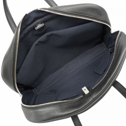 Hermes Briefcase Victoria 2 12H Taurillon Cles Mance Black Silver Hardware D