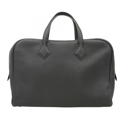 Hermes Briefcase Victoria 2 12H Taurillon Cles Mance Black Silver Hardware D