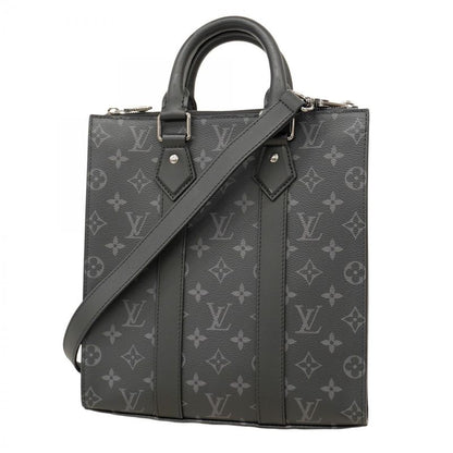 Louis Vuitton Tote Monogram Eclipse Sac Placross M46456 Black 2way Bag Men's