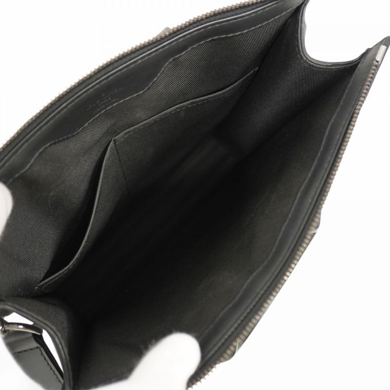 Louis Vuitton Tote Monogram Eclipse Sac Placross M46456 Black 2way Bag Men's