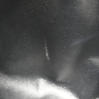 Chanel Handbag Matelasse Caviar Skin Black Silver Hardware Women