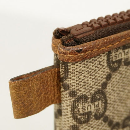 Gucci Clutch Bag GG Plus PVC Beige Men Women Unisex